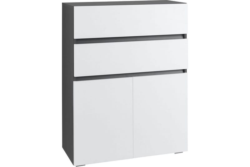 Badrumsskåp Wisla 76x35x98 cm, Antracit/Vit - 76x35x98 cm, Antracit/Vit - Hus & renovering - Kök & bad - Badrum - Badrumsmöbler & badrumsinredning - Badrumsskåp