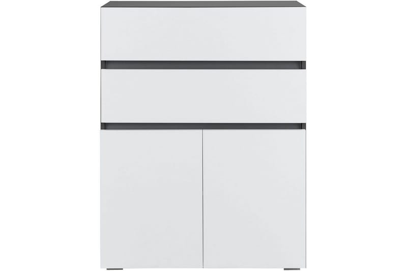 Badrumsskåp Wisla 76x35x98 cm, Antracit/Vit - 76x35x98 cm, Antracit/Vit - Hus & renovering - Kök & bad - Badrum - Badrumsmöbler & badrumsinredning - Badrumsskåp