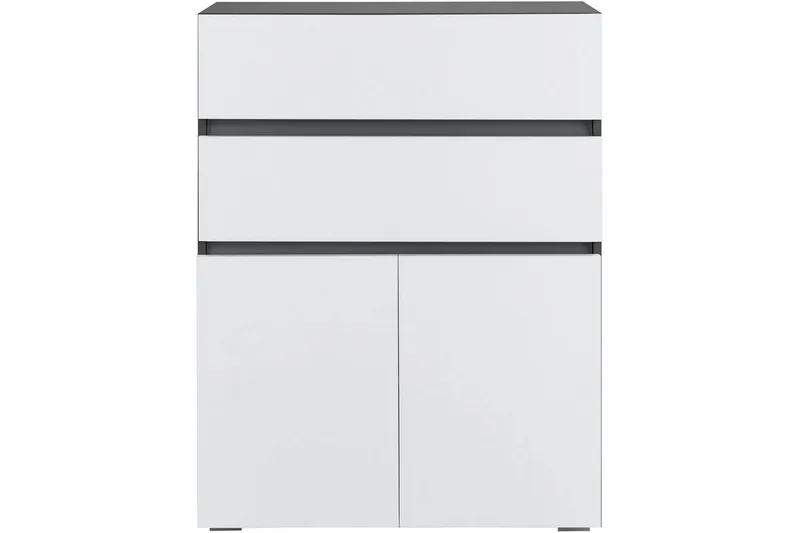 Badrumsskåp Wisla 76x35x98 cm, Antracit/Vit - 76x35x98 cm, Antracit/Vit - Hus & renovering - Kök & bad - Badrum - Badrumsmöbler & badrumsinredning - Badrumsskåp