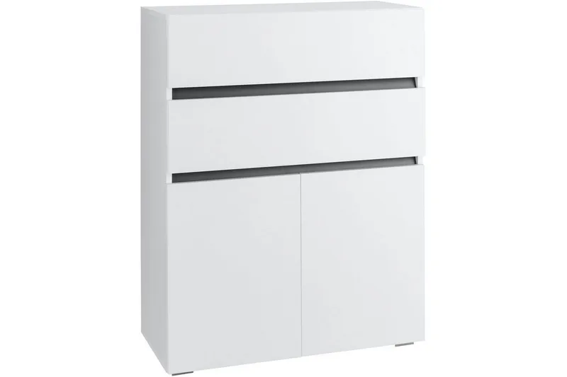 Badrumsskåp Wisla 76x35x98 cm, Vit, 76x35x98 cm, Vit