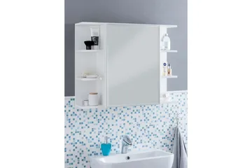 Badrumsskåp Wohnling Modern med spegeldörr tillverkad av vit spånskiva - Hus & renovering - Kök & bad - Badrum - Badrumsmöbler & badrumsinredning - Spegelskåp badrum