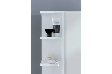Badrumsskåp Wohnling Modern med spegeldörr tillverkad av vit spånskiva - Hus & renovering - Kök & bad - Badrum - Badrumsmöbler & badrumsinredning - Spegelskåp badrum