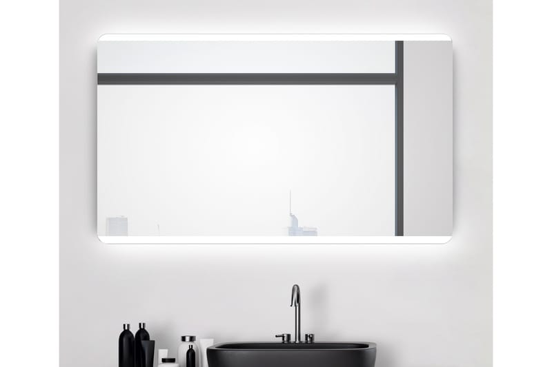 Älvhyttan Spegel 120x70 cm - Silver - Badrumsspegel - Badrumsspegel med belysning