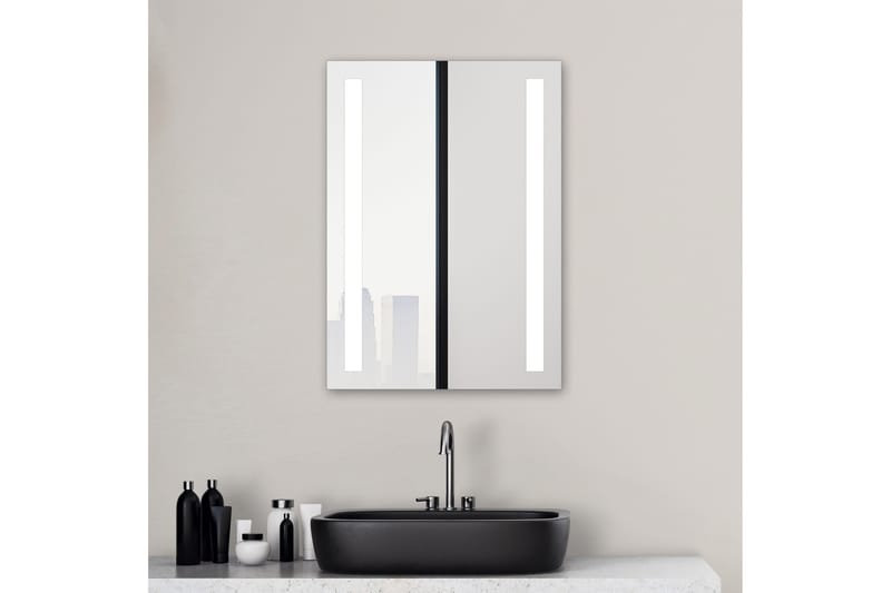 Allejaure Badrumsspegel 50x70 cm LED-belysning, undefined