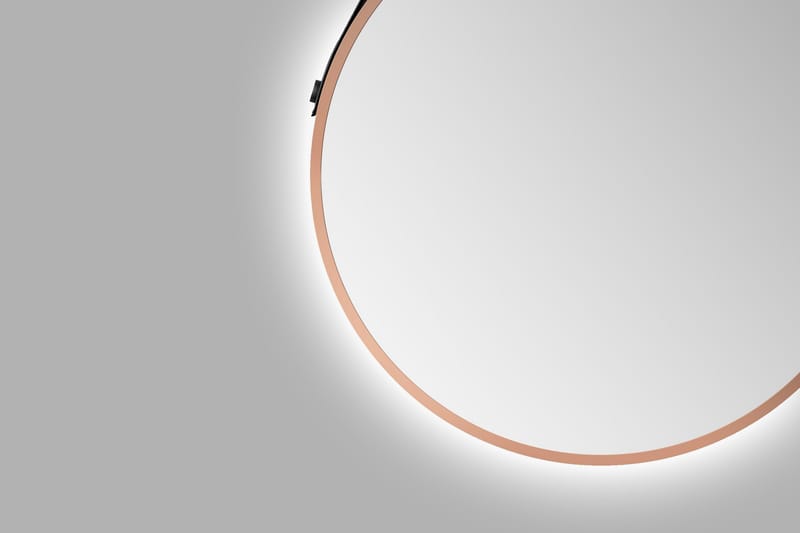 Allejaure Spegel 50 cm Rund - Koppar - Hus & renovering - Kök & bad - Badrum - Badrumsmöbler & badrumsinredning - Badrumsspegel