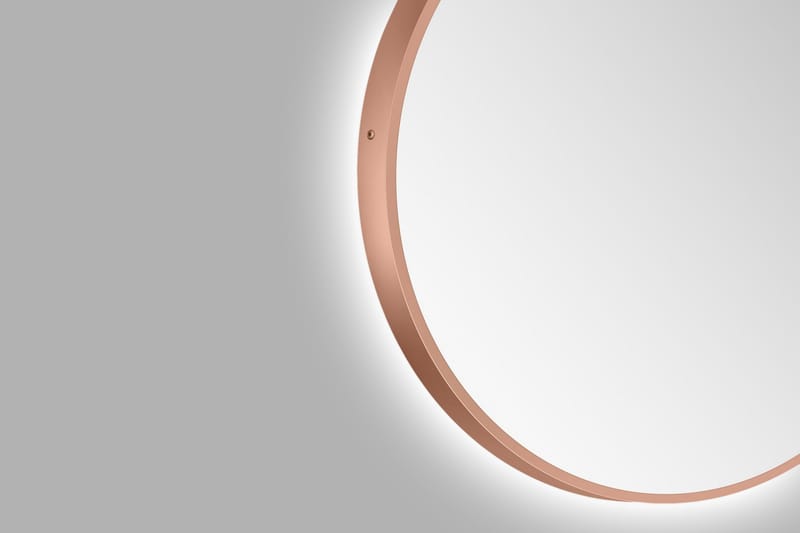 Allejaure Spegel 80 cm Rund - Koppar - Hus & renovering - Kök & bad - Badrum - Badrumsmöbler & badrumsinredning - Badrumsspegel