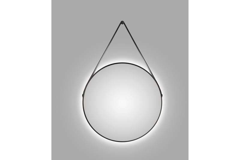 Allejaure Spegel 80 cm Rund - Svart - Hus & renovering - Kök & bad - Badrum - Badrumsmöbler & badrumsinredning - Badrumsspegel