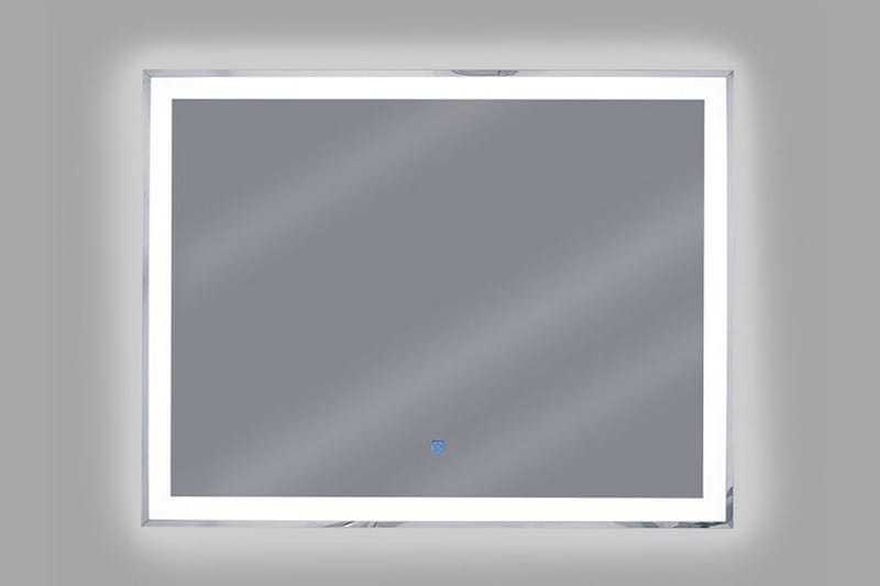 Argens Spegel 70x90 cm LED - Silver - Hus & renovering - Kök & bad - Badrum - Badrumsmöbler & badrumsinredning - Badrumsspegel