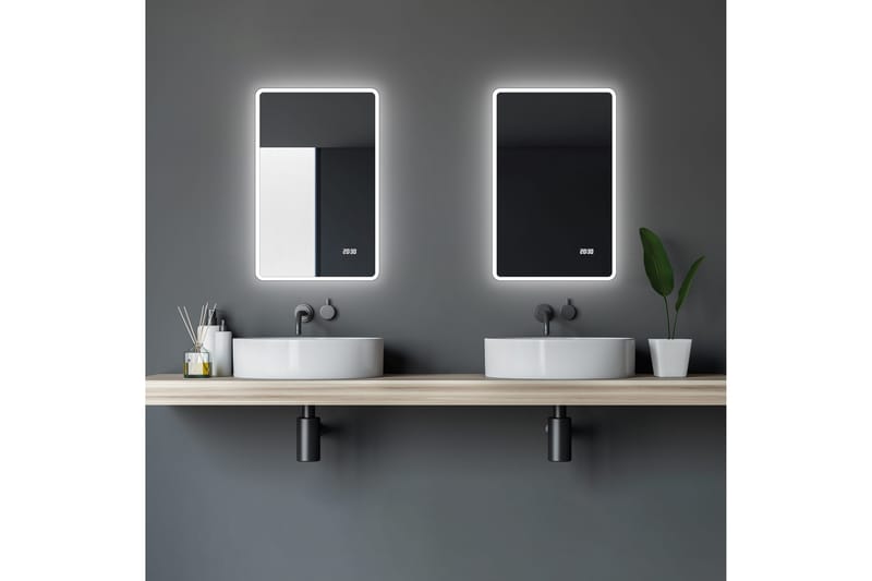 Aspsele Badrumsspegel 45x70 cm LED-belysning - Hus & renovering - Kök & bad - Badrum - Badrumsmöbler & badrumsinredning - Badrumsspegel