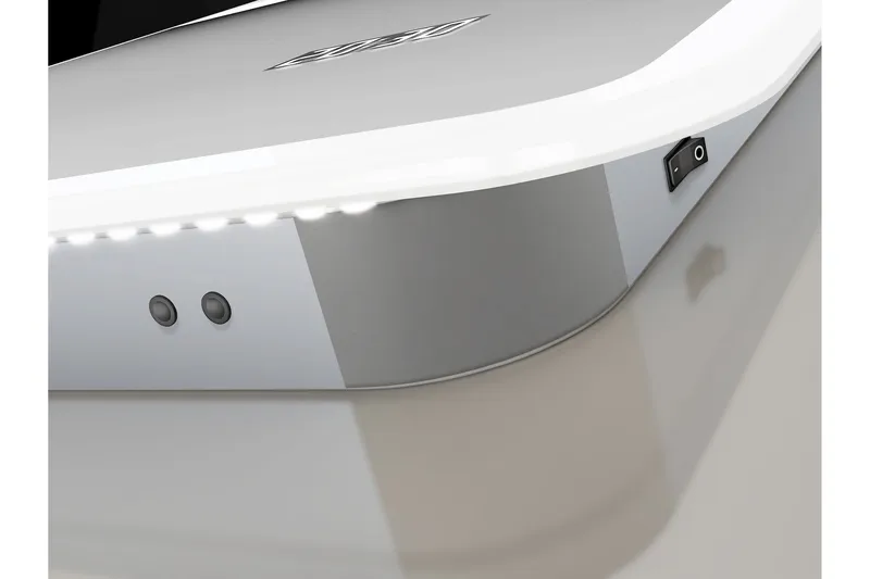 Aspsele Badrumsspegel 80x70 cm LED-belysning - Hus & renovering - Kök & bad - Badrum - Badrumsmöbler & badrumsinredning - Badrumsspegel