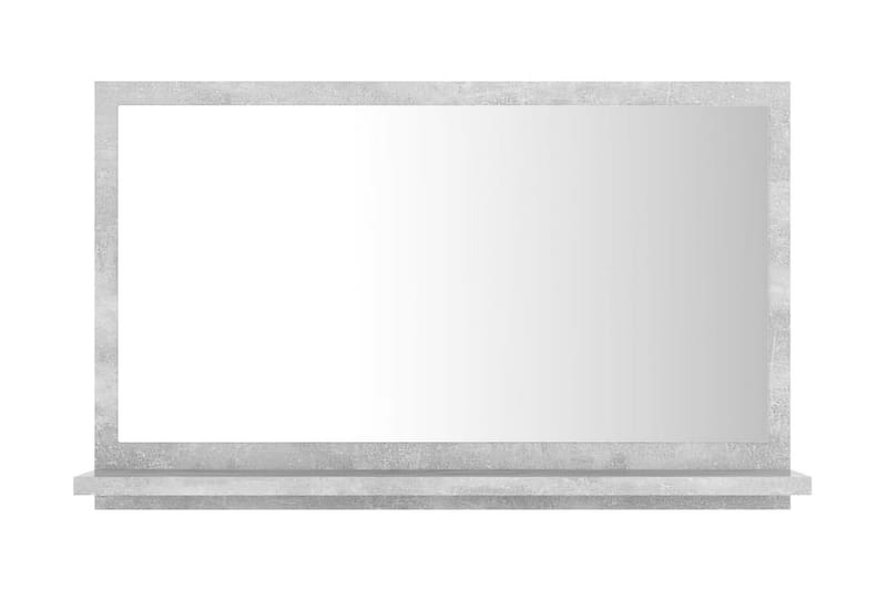 Badrumsspegel betonggrå 60x10,5x37 cm spånskiva - Grå - Hus & renovering - Kök & bad - Badrum - Badrumsmöbler & badrumsinredning - Badrumsspegel