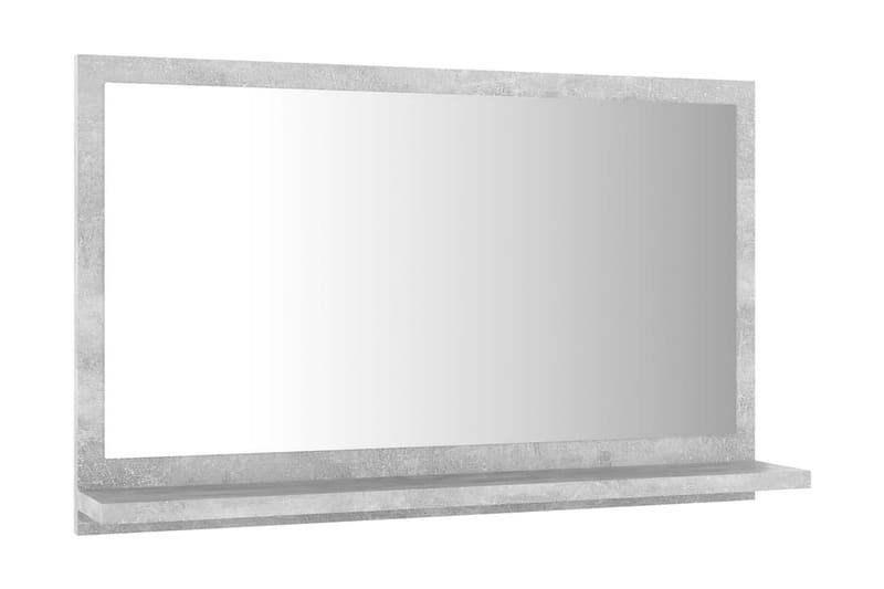 Badrumsspegel betonggrå 60x10,5x37 cm spånskiva - Grå - Hus & renovering - Kök & bad - Badrum - Badrumsmöbler & badrumsinredning - Badrumsspegel