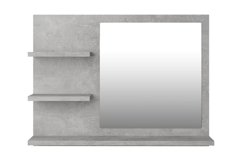 Badrumsspegel betonggrå 60x10,5x45 cm spånskiva - Grå - Hus & renovering - Kök & bad - Badrum - Badrumsmöbler & badrumsinredning - Badrumsspegel