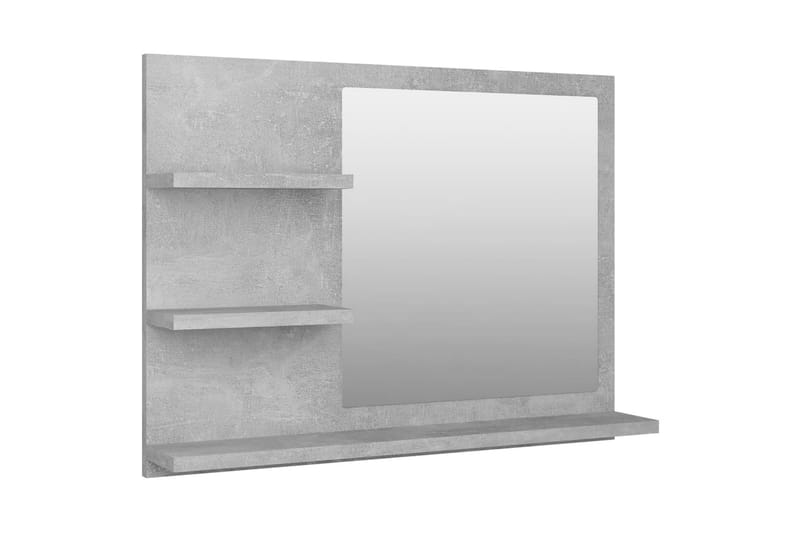Badrumsspegel betonggrå 60x10,5x45 cm spånskiva - Grå - Hus & renovering - Kök & bad - Badrum - Badrumsmöbler & badrumsinredning - Badrumsspegel