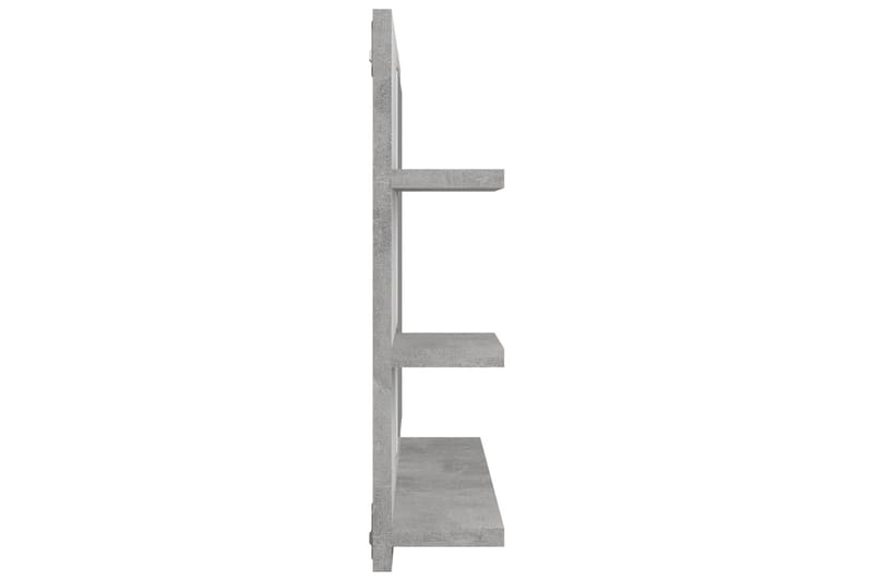 Badrumsspegel betonggrå 60x10,5x45 cm spånskiva - Grå - Hus & renovering - Kök & bad - Badrum - Badrumsmöbler & badrumsinredning - Badrumsspegel