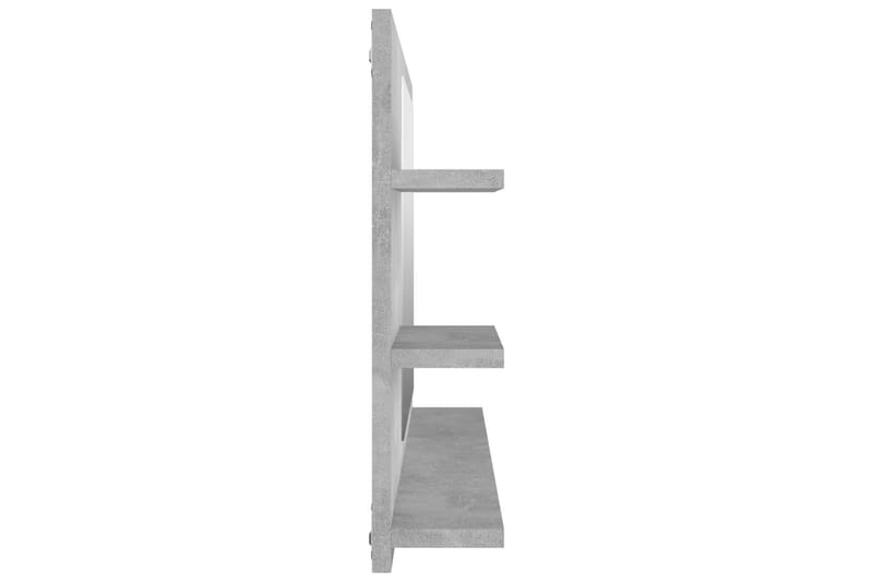 Badrumsspegel betonggrå 90x10,5x45 cm spånskiva - Grå - Hus & renovering - Kök & bad - Badrum - Badrumsmöbler & badrumsinredning - Badrumsspegel