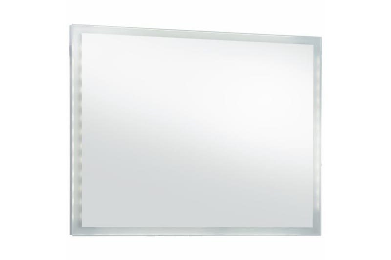 Badrumsspegel LED 100x60 cm - Silver - Hus & renovering - Kök & bad - Badrum - Badrumsmöbler & badrumsinredning - Badrumsspegel