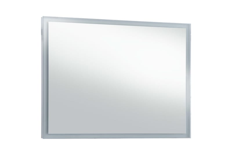 Badrumsspegel LED 100x60 cm - Silver - Hus & renovering - Kök & bad - Badrum - Badrumsmöbler & badrumsinredning - Badrumsspegel