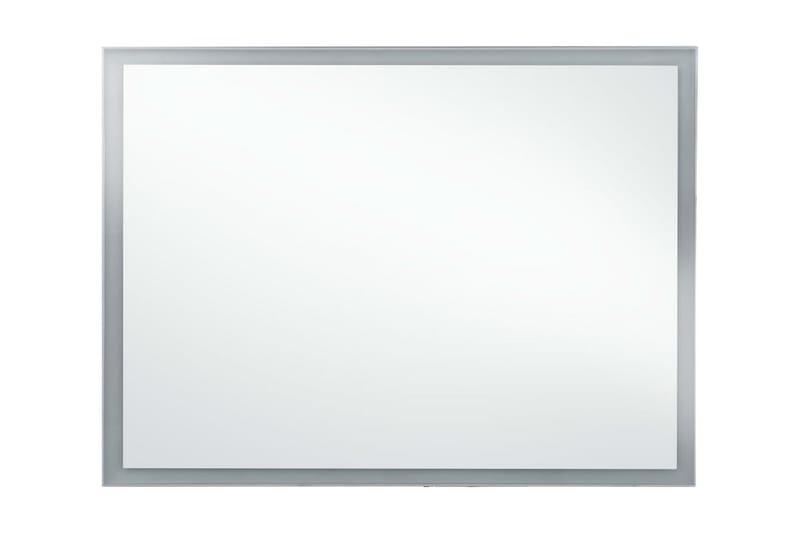 Badrumsspegel LED 100x60 cm - Silver - Hus & renovering - Kök & bad - Badrum - Badrumsmöbler & badrumsinredning - Badrumsspegel