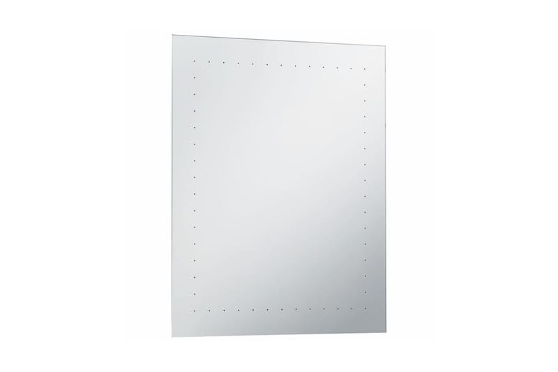 Badrumsspegel LED 50x60 cm - Silver - Hus & renovering - Kök & bad - Badrum - Badrumsmöbler & badrumsinredning - Badrumsspegel