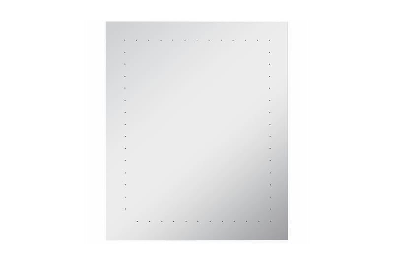 Badrumsspegel LED 50x60 cm - Silver - Hus & renovering - Kök & bad - Badrum - Badrumsmöbler & badrumsinredning - Badrumsspegel