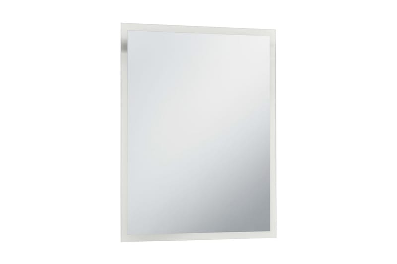 Badrumsspegel LED 50x60 cm - Silver - Hus & renovering - Kök & bad - Badrum - Badrumsmöbler & badrumsinredning - Badrumsspegel