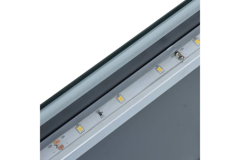 Badrumsspegel LED 50x60 cm - Silver - Hus & renovering - Kök & bad - Badrum - Badrumsmöbler & badrumsinredning - Badrumsspegel