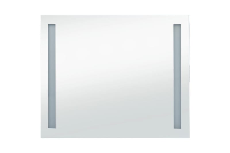 Badrumsspegel LED 80x60 cm - Silver - Hus & renovering - Kök & bad - Badrum - Badrumsmöbler & badrumsinredning - Badrumsspegel