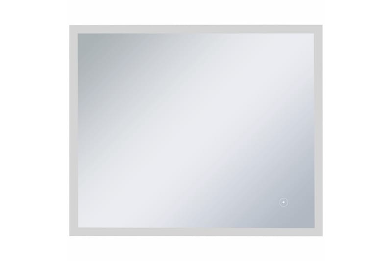 Badrumsspegel LED med touch-sensor 60x50 cm - Silver - Hus & renovering - Kök & bad - Badrum - Badrumsmöbler & badrumsinredning - Badrumsspegel