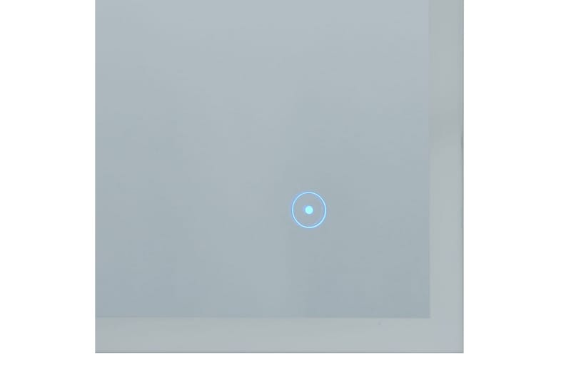 Badrumsspegel LED med touch-sensor 60x50 cm - Silver - Hus & renovering - Kök & bad - Badrum - Badrumsmöbler & badrumsinredning - Badrumsspegel