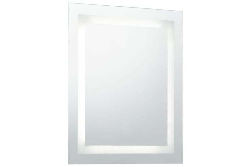 Badrumsspegel LED med touch-sensor 60x80 cm - Silver - Badrumsspegel - Badrumsspegel med belysning