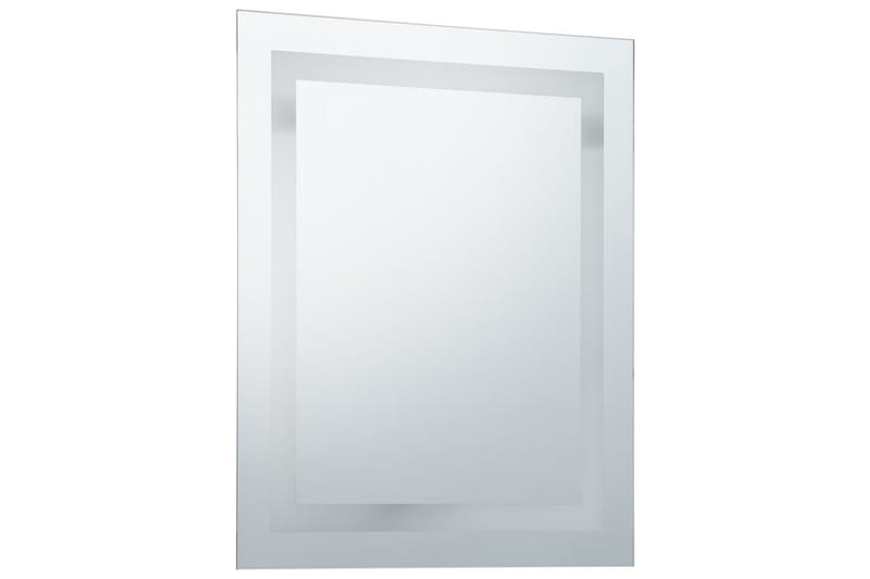 Badrumsspegel LED med touch-sensor 60x80 cm - Silver - Hus & renovering - Kök & bad - Badrum - Badrumsmöbler & badrumsinredning - Badrumsspegel