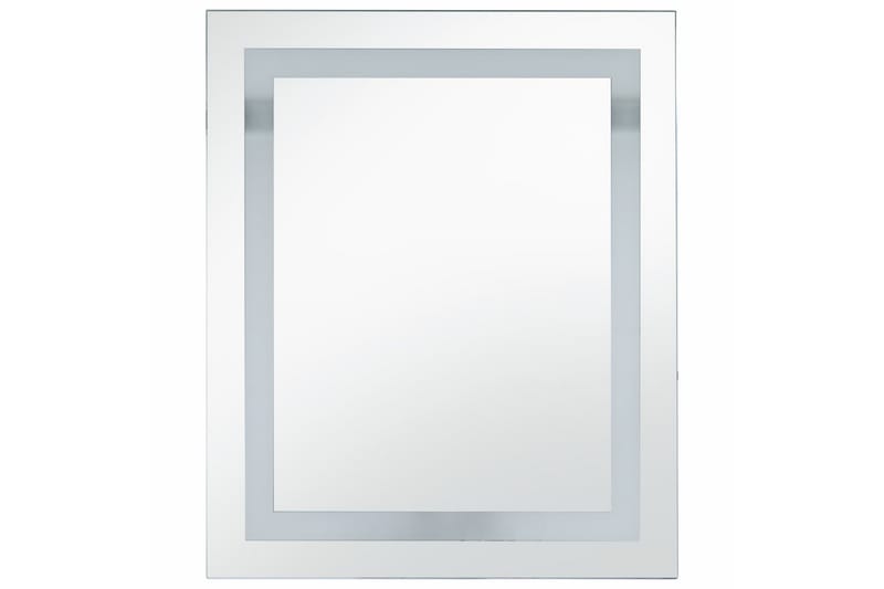 Badrumsspegel LED med touch-sensor 60x80 cm - Silver - Badrumsspegel - Badrumsspegel med belysning