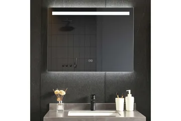 Badrumsspegel med LED-belysning & anti-fog-funktion 80x60 cm - Lyfco - Hus & renovering - Kök & bad - Badrum - Badrumsmöbler & badrumsinredning - Badrumsspegel