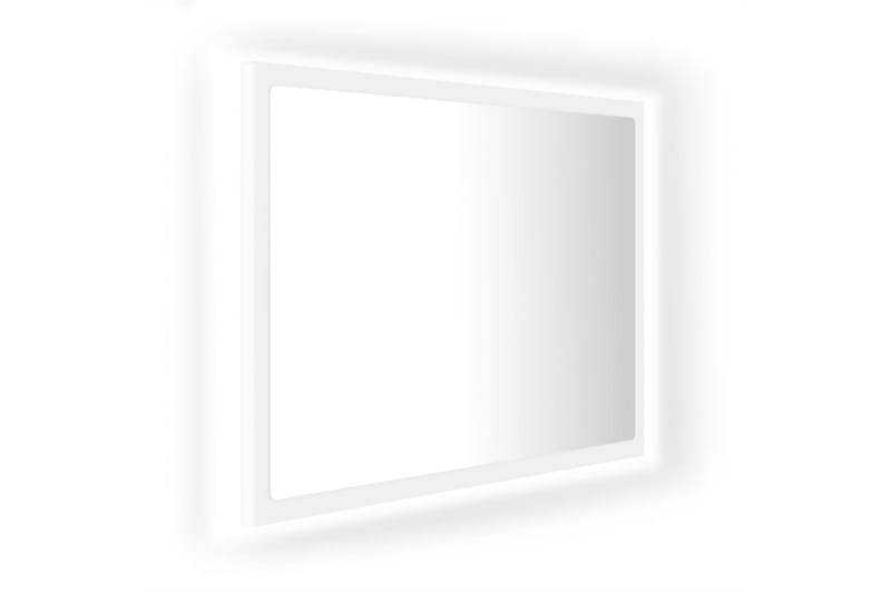 Badrumsspegel med LED vit 60x8,5x37 cm spånskiva - Vit - Hus & renovering - Kök & bad - Badrum - Badrumsmöbler & badrumsinredning - Badrumsspegel