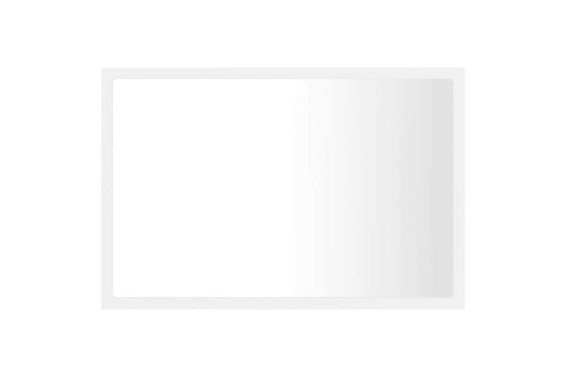 Badrumsspegel med LED vit 60x8,5x37 cm spånskiva - Vit - Hus & renovering - Kök & bad - Badrum - Badrumsmöbler & badrumsinredning - Badrumsspegel