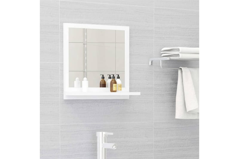 Badrumsspegel vit 40x10,5x37 cm spånskiva - Vit - Hus & renovering - Kök & bad - Badrum - Badrumsmöbler & badrumsinredning - Badrumsspegel