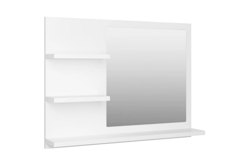 Badrumsspegel vit 60x10,5x45 cm spånskiva - Vit - Hus & renovering - Kök & bad - Badrum - Badrumsmöbler & badrumsinredning - Badrumsspegel