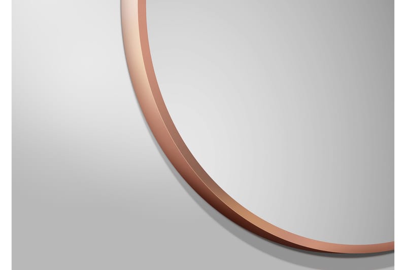 Digerberget Spegel 60 cm Rund - Koppar - Hus & renovering - Kök & bad - Badrum - Badrumsmöbler & badrumsinredning - Badrumsspegel