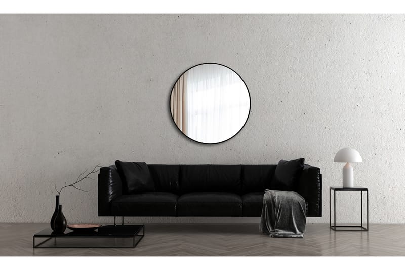 Gottsätter Spegel 100 cm Rund - Svart - Hus & renovering - Kök & bad - Badrum - Badrumsmöbler & badrumsinredning - Badrumsspegel