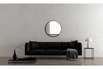 Gottsätter Spegel 80 cm Rund - Svart - Hus & renovering - Kök & bad - Badrum - Badrumsmöbler & badrumsinredning - Badrumsspegel