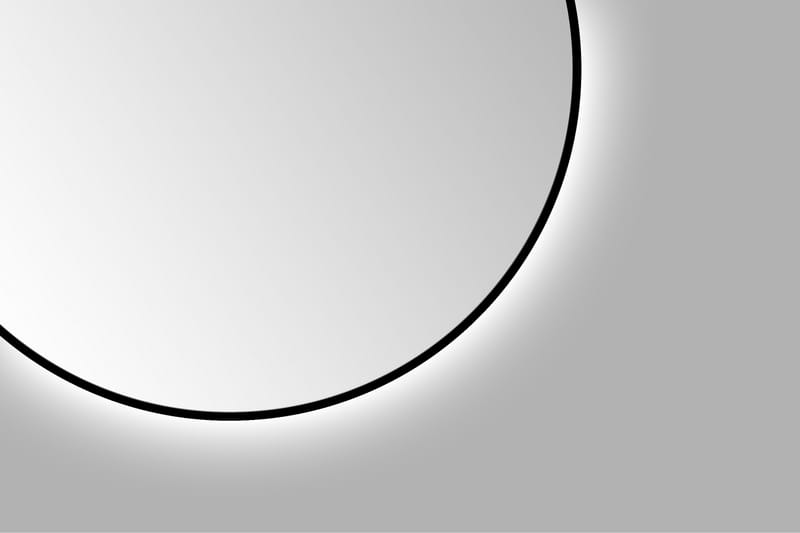 Kilir Spegel 100 cm Rund - Svart - Hus & renovering - Kök & bad - Badrum - Badrumsmöbler & badrumsinredning - Badrumsspegel