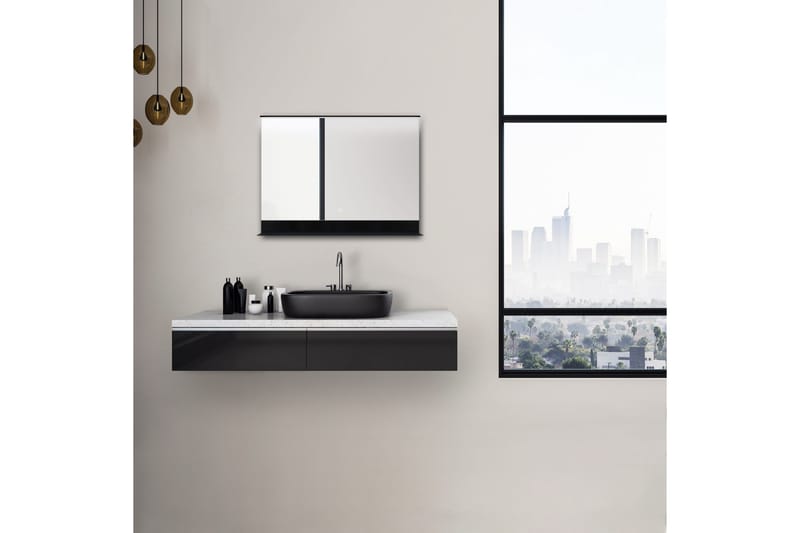 Knutby Väggspegel 60 cm - Hus & renovering - Kök & bad - Badrum - Badrumsmöbler & badrumsinredning - Badrumsspegel