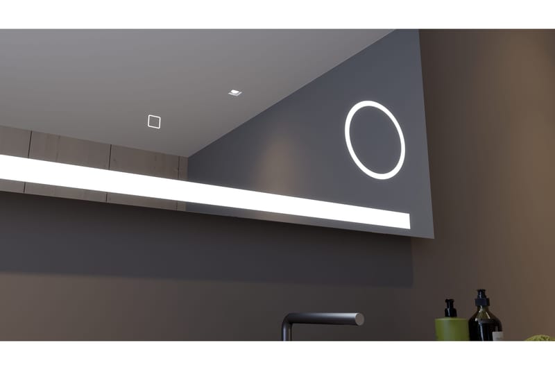 Kolerud Badrumsspegel 60 cm LED-belysning - Hus & renovering - Kök & bad - Badrum - Badrumsmöbler & badrumsinredning - Badrumsspegel