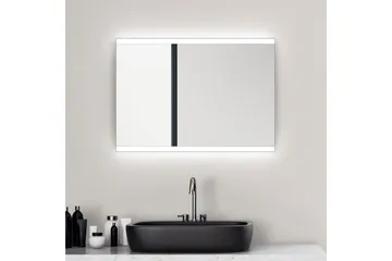 Lannabruk Badrumsspegel 70 cm LED-belysning - Hus & renovering - Kök & bad - Badrum - Badrumsmöbler & badrumsinredning - Badrumsspegel