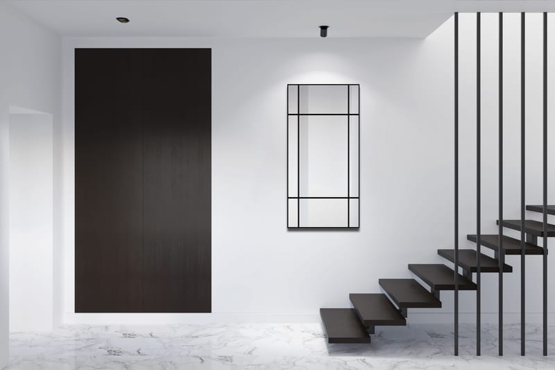 Lannabruk Spegel 60x120 cm - Svart - Hus & renovering - Kök & bad - Badrum - Badrumsmöbler & badrumsinredning - Badrumsspegel