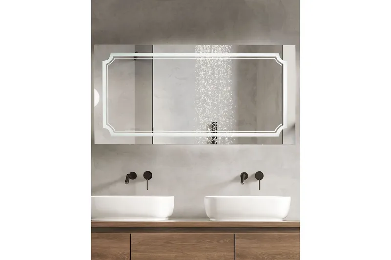 Badrumsspegel med LED Arromachnes - Hus & renovering - Kök & bad - Badrum - Badrumsmöbler & badrumsinredning - Badrumsspegel