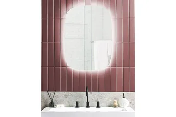Badrumsspegel med LED Bergerac - Hus & renovering - Kök & bad - Badrum - Badrumsmöbler & badrumsinredning - Badrumsspegel