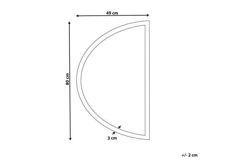 Badrumsspegel med LED Bezons - Hus & renovering - Kök & bad - Badrum - Badrumsmöbler & badrumsinredning - Badrumsspegel