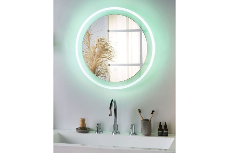 Badrumsspegel med LED Brinay - Hus & renovering - Kök & bad - Badrum - Badrumsmöbler & badrumsinredning - Badrumsspegel